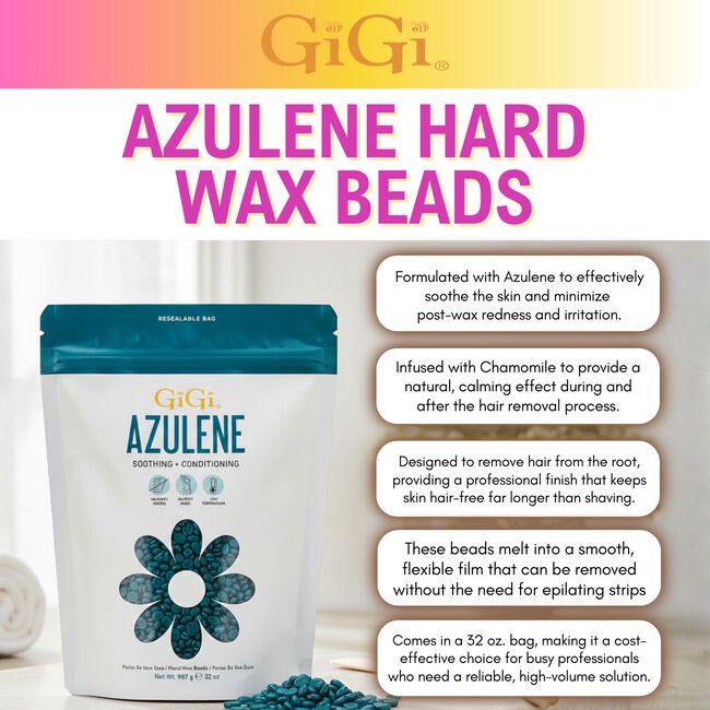 Azulene Hard Wax Beads