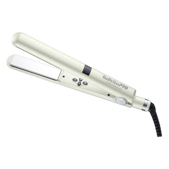 White Nano Titanium I-Style 1" Digital Flat Iron
