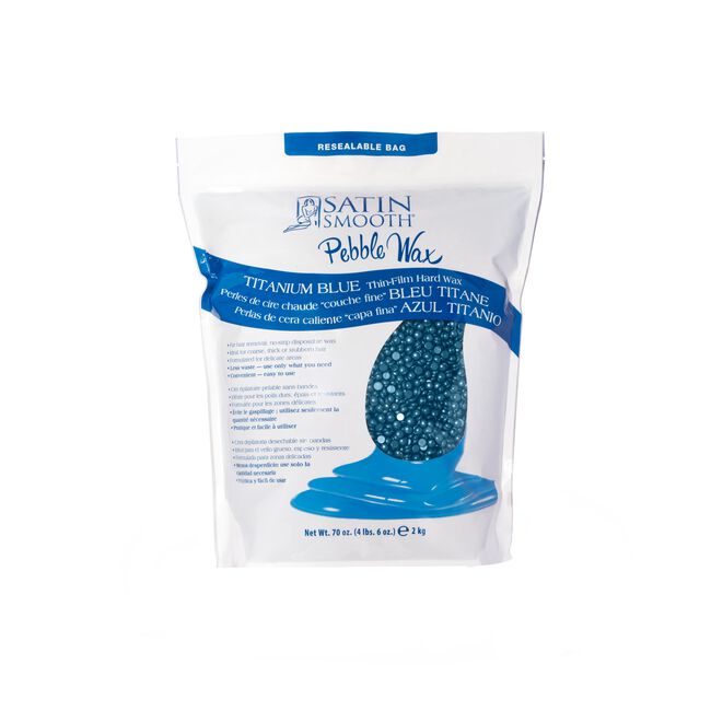 Titanium Blue Thin-Film Hard Pebble Wax