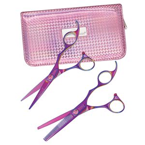 SilkCut Pink 5.75 Inch Shear & Thinner BCA Case