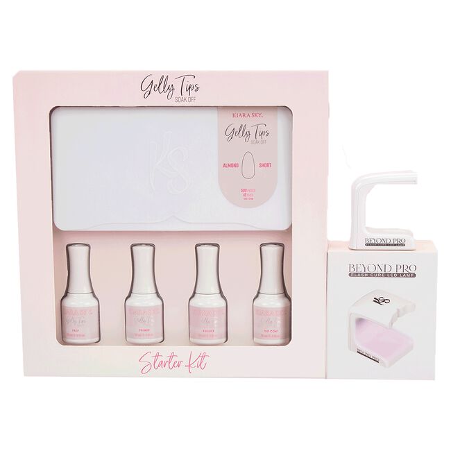 Gelly Tips Starter Kit - Almond Short