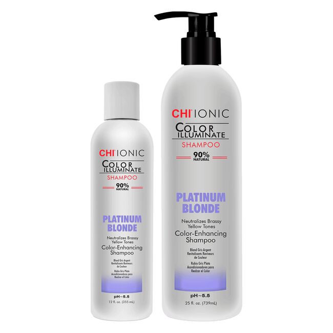 CHI Color Illuminate Platinum Blonde Shampoo Duo