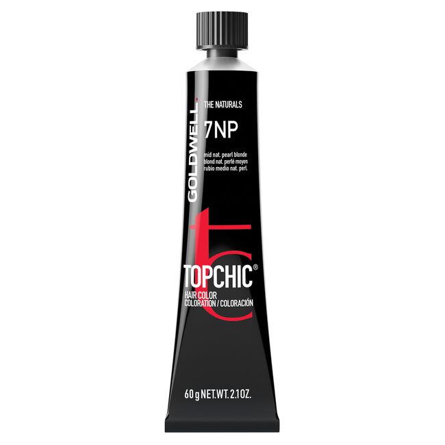 7NP Mid Natural Pearl Blonde Topchic Permanent Hair Color Tubes