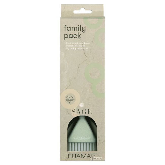 Neutral Sage Family Pack Brush Set