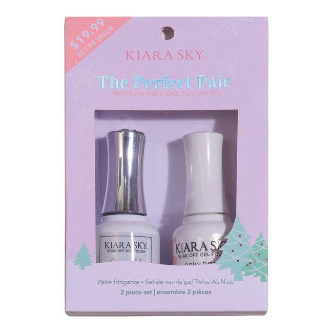 The Perfect Pair Twice As Nice Gel Polish Kit Kiara Sky CosmoProf