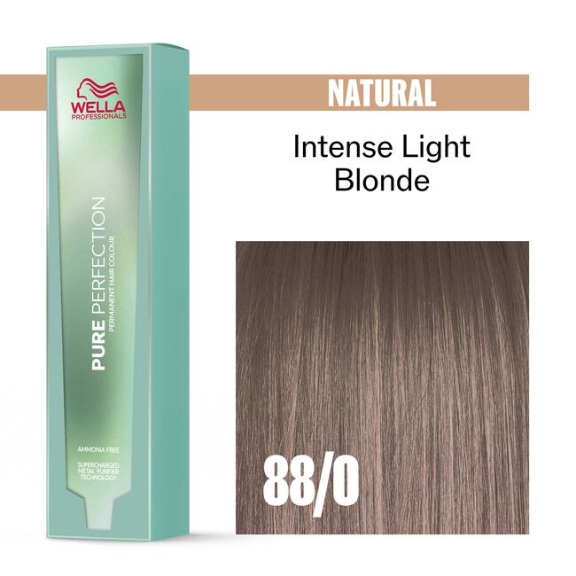 88/0 Natural Intense Light Blonde Pure Perfection Permanent Hair Color