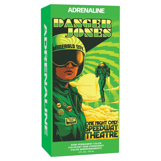 Adrenaline Neon Green Semi-Permanent Hair Color