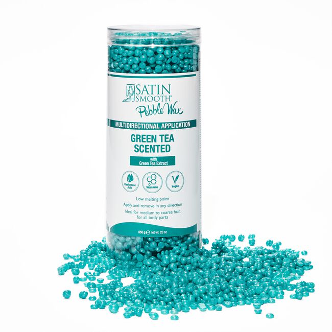 Green Tea Scented Multidirectional Pebble Wax