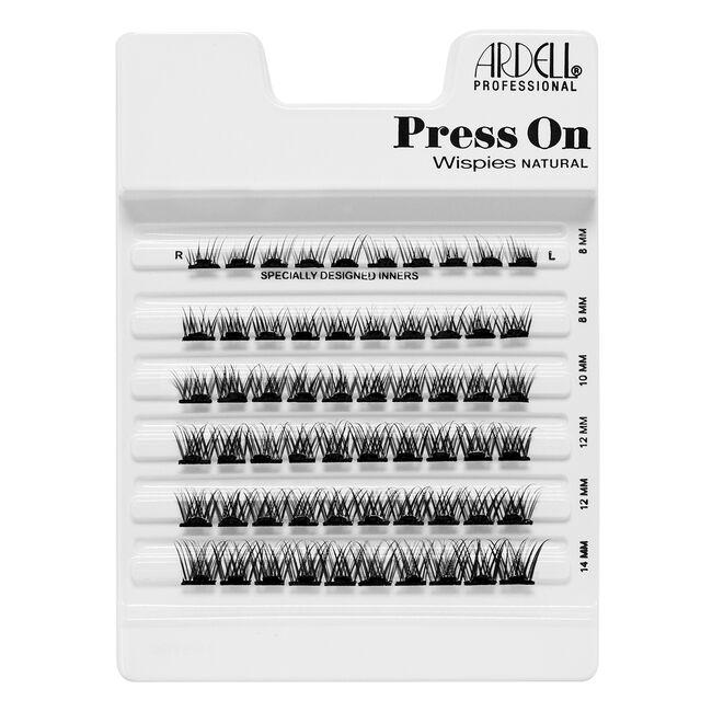 Press on Wispies Natural 60 pc