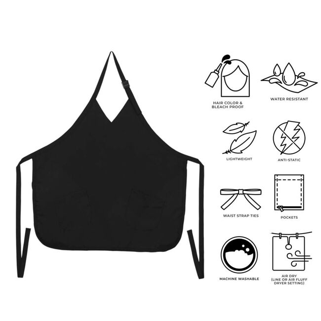 Always Black Stylist Apron