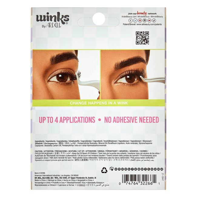 Winks Press on 30 pc Natural + Applicator