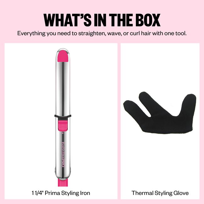 Limited Edition Pink Prima3000 1.25 Inch Styling Iron
