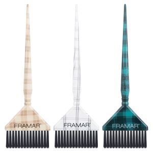 Plaid Hair Day Big Daddy Brush Set