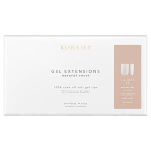 Square Natural Cover Gel Extensions
