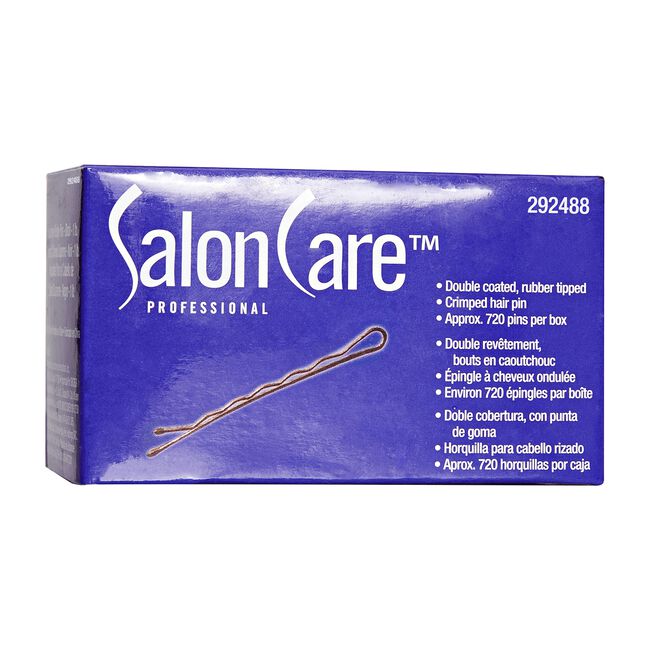 Salon Care Supreme Bobby Pins Brown - 1 lb Box