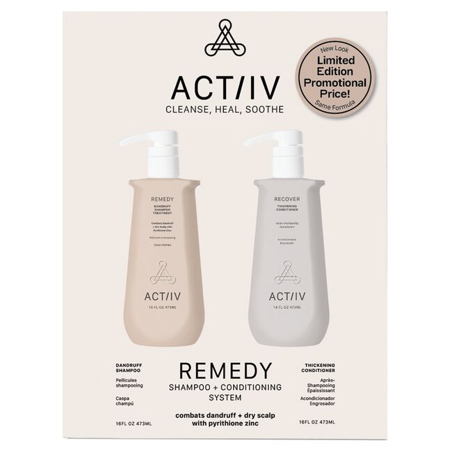 Remedy Dandruff Shampoo + Conditioning System Duo