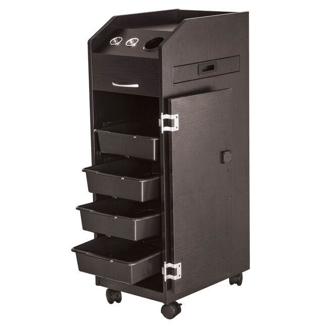 Keystone Trolley With Breadboard Black