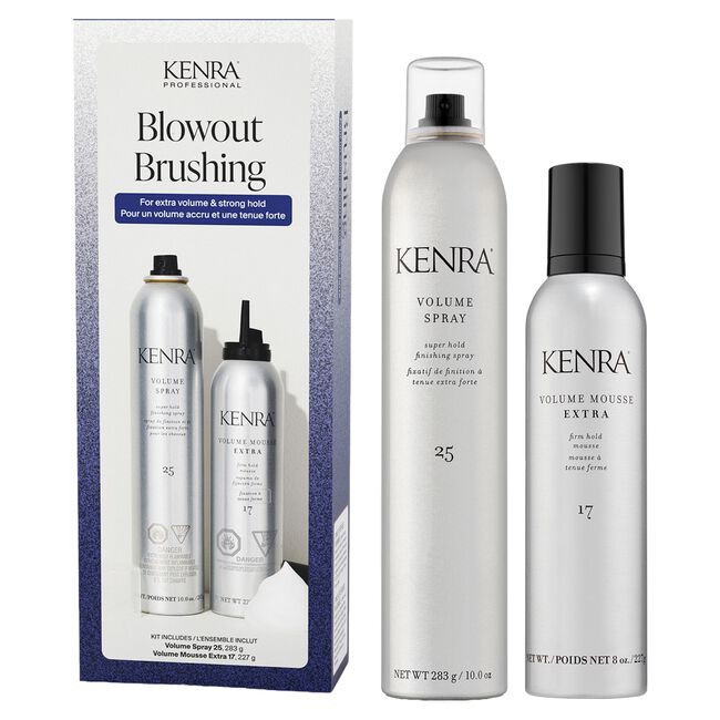 Strong Hold Blowout Brushing Holiday Duo