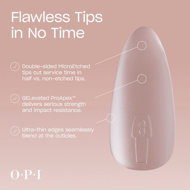 Almond GELevate Soft Gel Tips