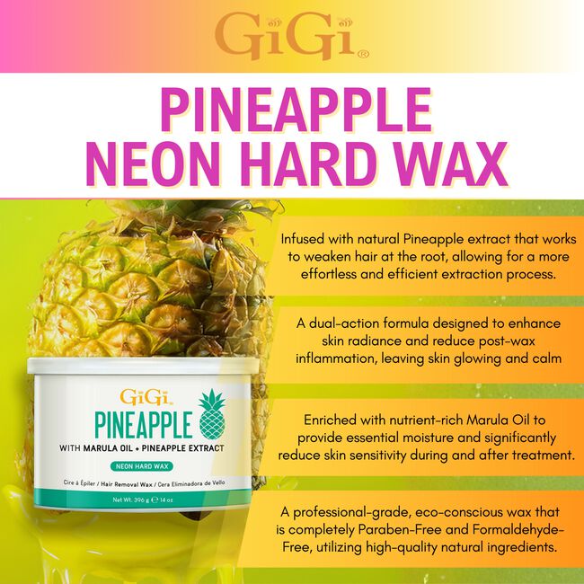 Pineapple Neon Hard Wax