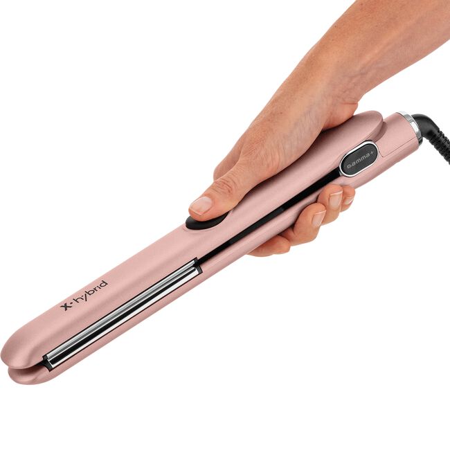 Rose Gold X-Hybrid 1 Inch Titanium Flat Iron