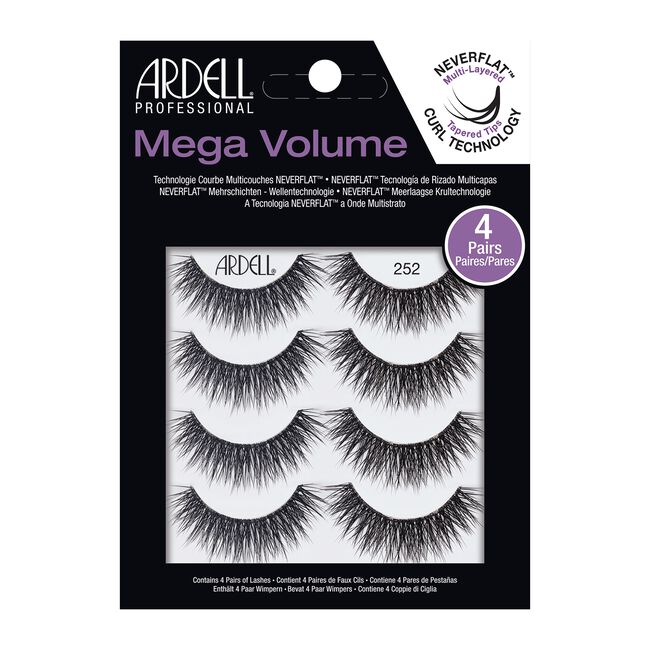4 Pack Mega Volume Lashes #252