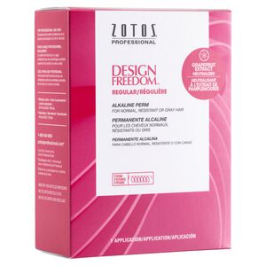 Design Freedom Regular Alkaline Perm: For Normal, Resistant or Gray Hair