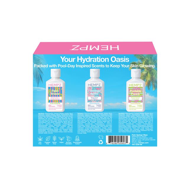 Palm Springs Vibes Mini Moisturizer Trio