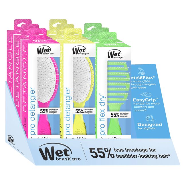 Hi Def Pro Detangler & Flex Dry Display
