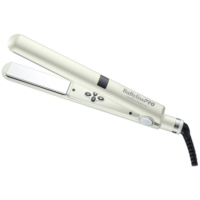 White Nano Titanium I-Style 1" Digital Flat Iron