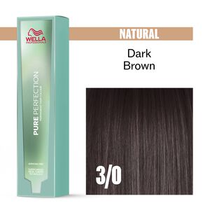3/0 Natural Dark Brown Pure Perfection Permanent Hair Color