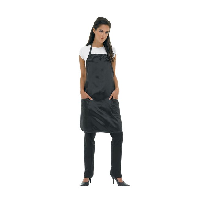 Satin Stylist Apron - Black