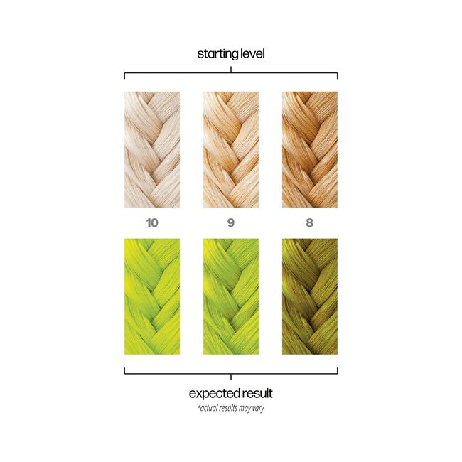 Adrenaline Neon Green Semi-Permanent Hair Color