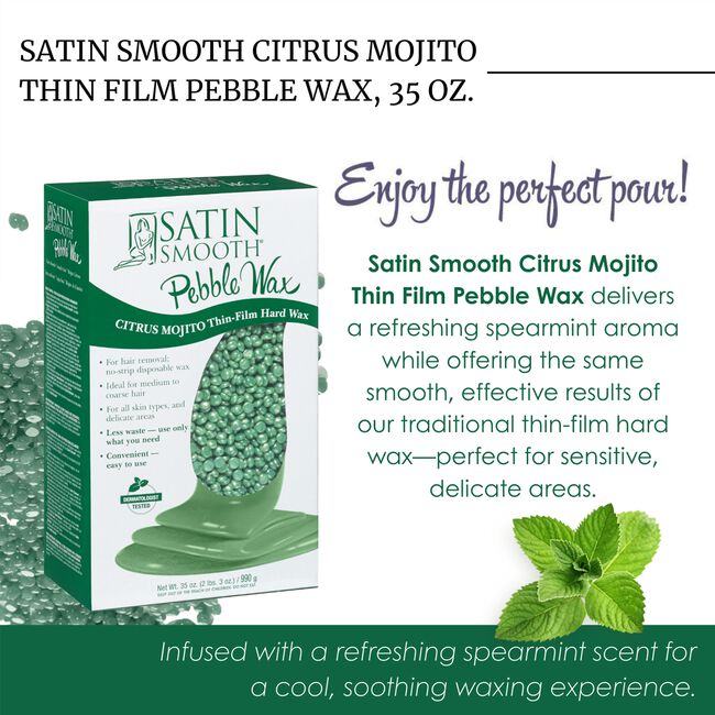 Citrus Mojito Thin-Film Pebble Wax