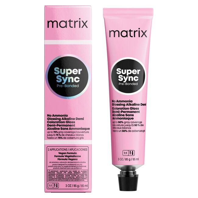 6RB Red Brown Super Sync Pre-Bonded Alkaline Demi-Permanent Hair Color