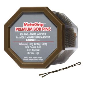 Metagrip Premium Bronze Bobby Pins 300 Count