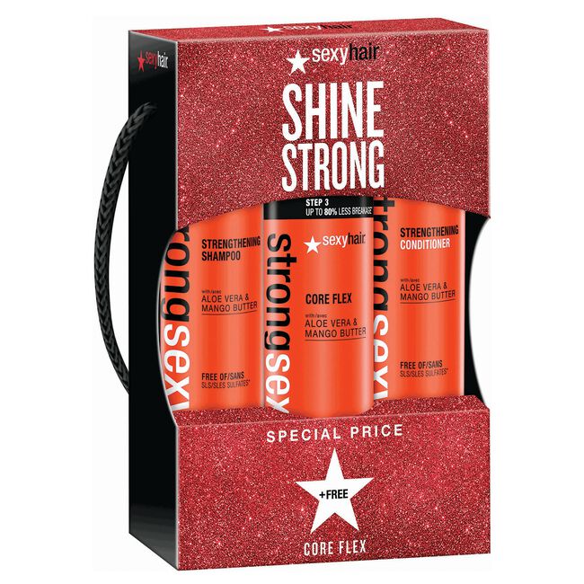 Strong Sexy Hair Shampoo & Conditioner with Core Flex
