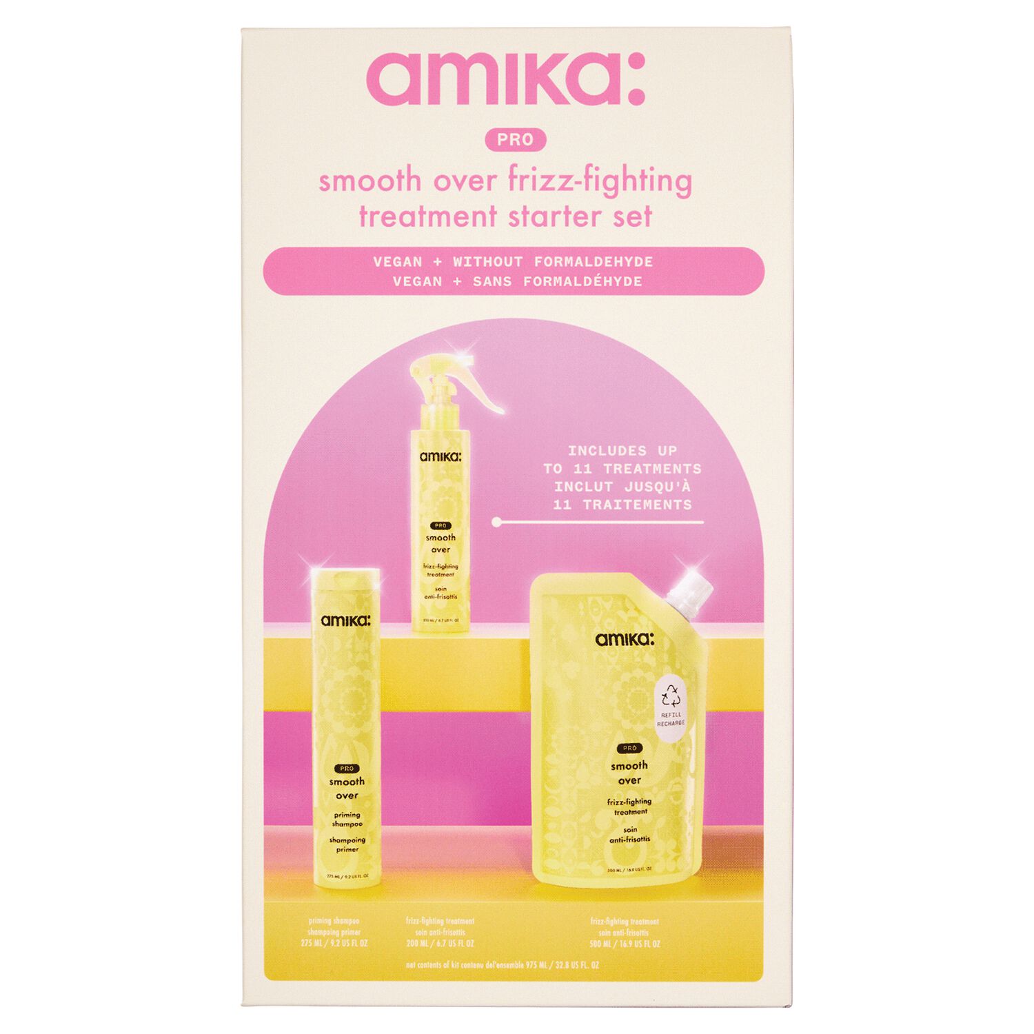 Smooth Over Professional Starter Set - amika | CosmoProf