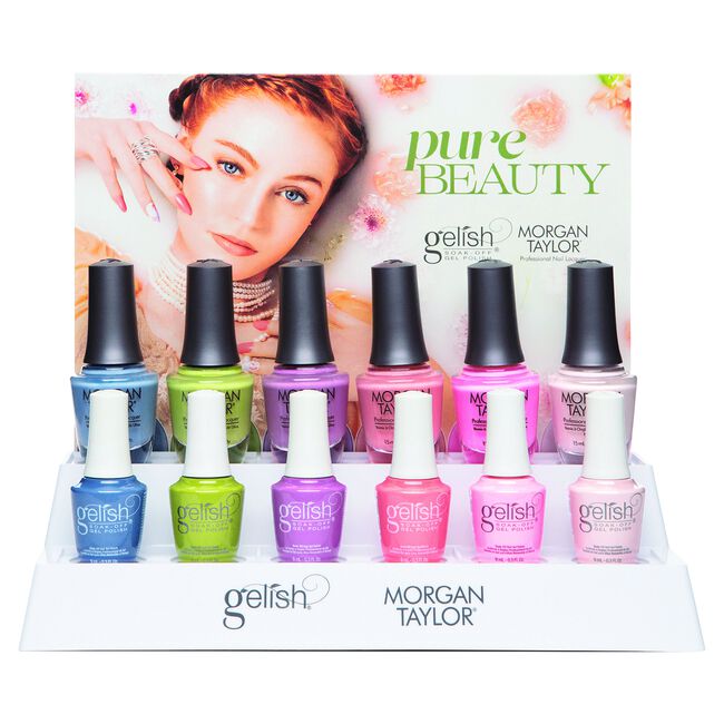 Pure Beauty Collection Soak-Off Gel Polish & Professional Nail Lacquer Display