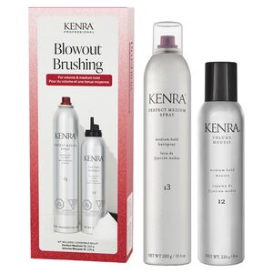 Medium Hold Blowout Brushing Holiday Duo