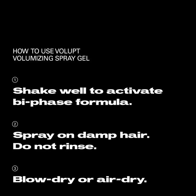 Volupt Max Volumizing Spray Gel