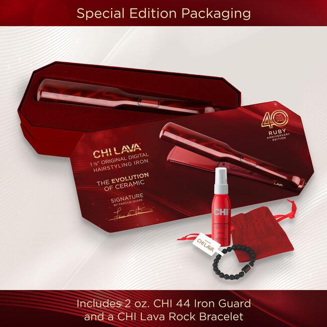 Ruby Lava 1 Inch Flat Iron