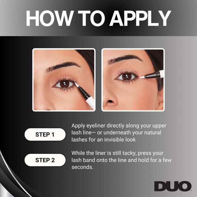 Clear Duo Over & Under Glue Liner