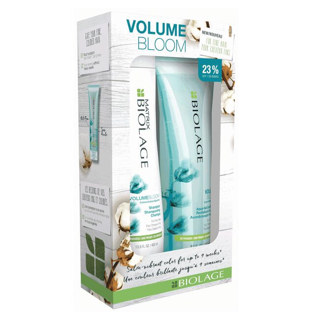 Biolage Volumebloom Shampoo with Aqua Gel Conditioner