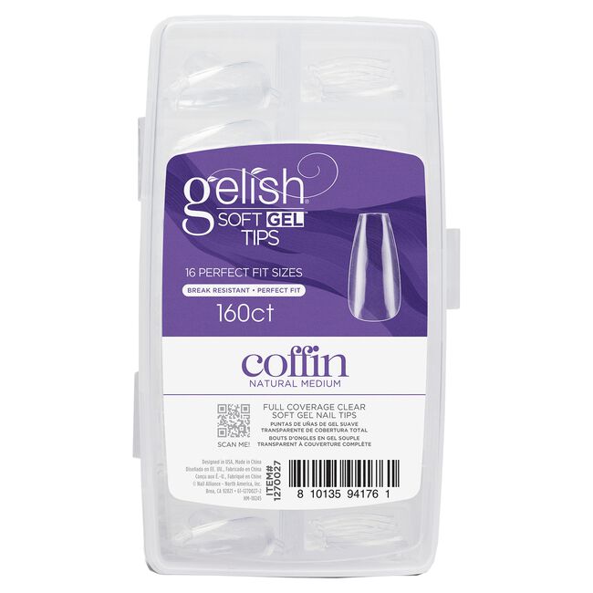 Medium Coffin Soft Gel Tips