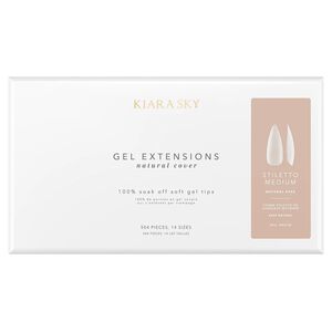 Stiletto Natural Cover Gel Extensions