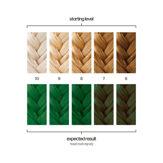 Empire Green Semi-Permanent Hair Color