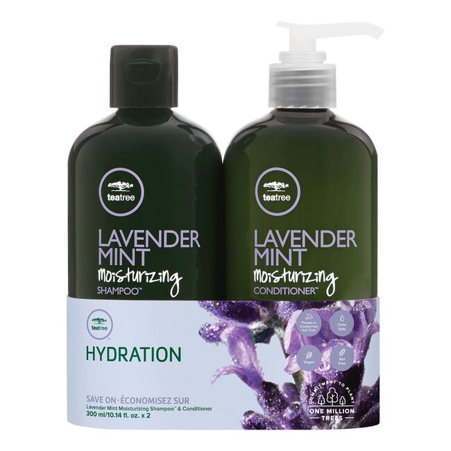 Tea Tree Lavender Mint Moisturizing Shampoo and Conditioner
