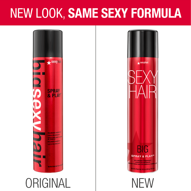 Big Sexy Hair - Spray & Play Volumizing Hairspray - Sexy Hair Concepts |  CosmoProf