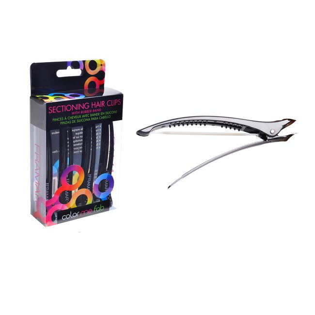Elastic Band Sectioning Clip - Black